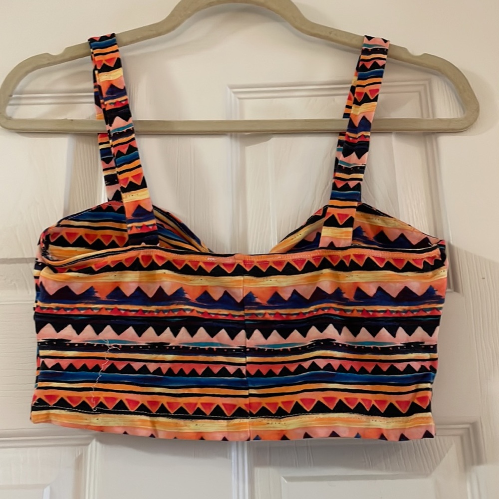 Colorful Crop Top - Size M - Picture 3 of 3